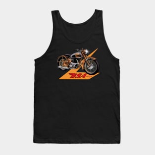 The BSA Golden Flash Motorcycle by MotorManiac Tank Top